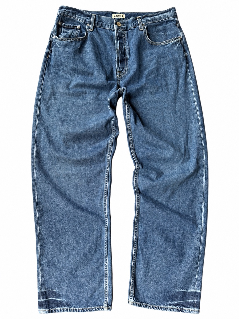 GRLFRND Vintage-Inspired Relaxed Indigo Blue Jeans